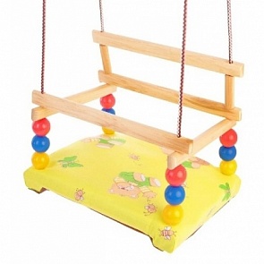 Качели веревочные с мягким сиденьем к ДСК Веселый малыш (Вертикаль, Качели веревочные с мягким сиденьем) (ассортимент)